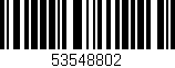 Código de barras (EAN, GTIN, SKU, ISBN): '53548802'