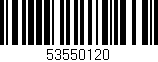 Código de barras (EAN, GTIN, SKU, ISBN): '53550120'