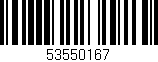 Código de barras (EAN, GTIN, SKU, ISBN): '53550167'