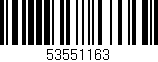 Código de barras (EAN, GTIN, SKU, ISBN): '53551163'
