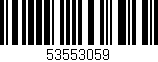 Código de barras (EAN, GTIN, SKU, ISBN): '53553059'