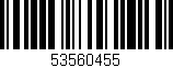 Código de barras (EAN, GTIN, SKU, ISBN): '53560455'