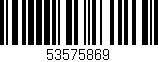 Código de barras (EAN, GTIN, SKU, ISBN): '53575869'