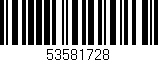 Código de barras (EAN, GTIN, SKU, ISBN): '53581728'
