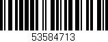 Código de barras (EAN, GTIN, SKU, ISBN): '53584713'