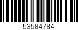 Código de barras (EAN, GTIN, SKU, ISBN): '53584784'