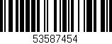 Código de barras (EAN, GTIN, SKU, ISBN): '53587454'