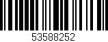 Código de barras (EAN, GTIN, SKU, ISBN): '53588252'