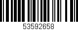 Código de barras (EAN, GTIN, SKU, ISBN): '53592658'