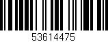 Código de barras (EAN, GTIN, SKU, ISBN): '53614475'