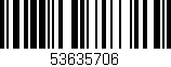 Código de barras (EAN, GTIN, SKU, ISBN): '53635706'