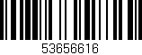 Código de barras (EAN, GTIN, SKU, ISBN): '53656616'