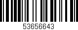 Código de barras (EAN, GTIN, SKU, ISBN): '53656643'