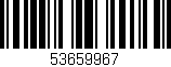 Código de barras (EAN, GTIN, SKU, ISBN): '53659967'