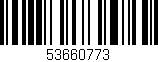 Código de barras (EAN, GTIN, SKU, ISBN): '53660773'
