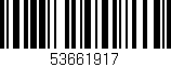 Código de barras (EAN, GTIN, SKU, ISBN): '53661917'