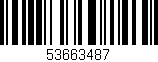 Código de barras (EAN, GTIN, SKU, ISBN): '53663487'
