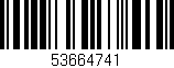 Código de barras (EAN, GTIN, SKU, ISBN): '53664741'