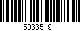 Código de barras (EAN, GTIN, SKU, ISBN): '53665191'