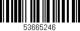 Código de barras (EAN, GTIN, SKU, ISBN): '53665246'
