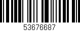 Código de barras (EAN, GTIN, SKU, ISBN): '53676687'