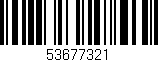 Código de barras (EAN, GTIN, SKU, ISBN): '53677321'