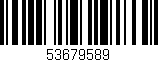 Código de barras (EAN, GTIN, SKU, ISBN): '53679589'