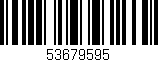 Código de barras (EAN, GTIN, SKU, ISBN): '53679595'