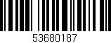 Código de barras (EAN, GTIN, SKU, ISBN): '53680187'