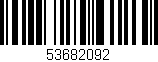 Código de barras (EAN, GTIN, SKU, ISBN): '53682092'