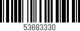 Código de barras (EAN, GTIN, SKU, ISBN): '53683330'