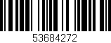 Código de barras (EAN, GTIN, SKU, ISBN): '53684272'