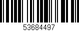 Código de barras (EAN, GTIN, SKU, ISBN): '53684497'