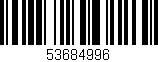 Código de barras (EAN, GTIN, SKU, ISBN): '53684996'