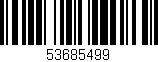 Código de barras (EAN, GTIN, SKU, ISBN): '53685499'