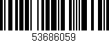 Código de barras (EAN, GTIN, SKU, ISBN): '53686059'