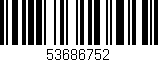 Código de barras (EAN, GTIN, SKU, ISBN): '53686752'