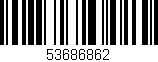 Código de barras (EAN, GTIN, SKU, ISBN): '53686862'