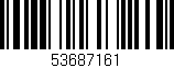 Código de barras (EAN, GTIN, SKU, ISBN): '53687161'