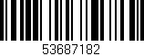 Código de barras (EAN, GTIN, SKU, ISBN): '53687182'