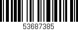Código de barras (EAN, GTIN, SKU, ISBN): '53687385'