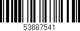 Código de barras (EAN, GTIN, SKU, ISBN): '53687541'