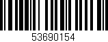 Código de barras (EAN, GTIN, SKU, ISBN): '53690154'