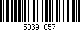 Código de barras (EAN, GTIN, SKU, ISBN): '53691057'