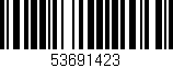 Código de barras (EAN, GTIN, SKU, ISBN): '53691423'