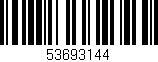Código de barras (EAN, GTIN, SKU, ISBN): '53693144'