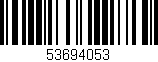 Código de barras (EAN, GTIN, SKU, ISBN): '53694053'