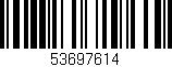 Código de barras (EAN, GTIN, SKU, ISBN): '53697614'