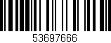Código de barras (EAN, GTIN, SKU, ISBN): '53697666'