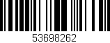 Código de barras (EAN, GTIN, SKU, ISBN): '53698262'